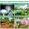 JNKNT Cat Repellent Outdoor,Solar Pest Animal Repellent,Bird Deterring Devices Solar