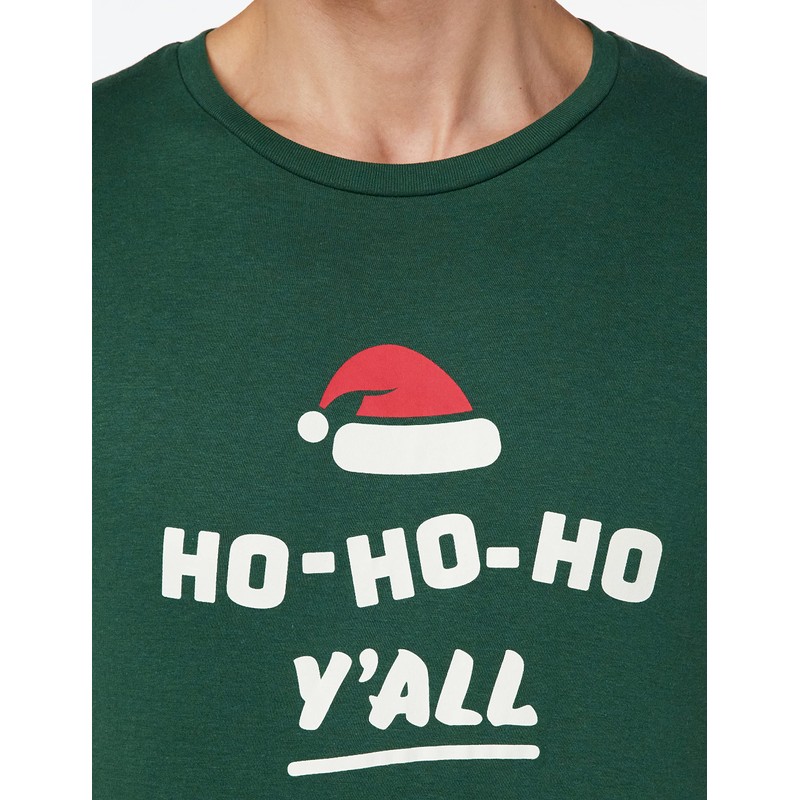 JACK & JONES Men's Jorelfen Tee SS Crew Neck Xmas