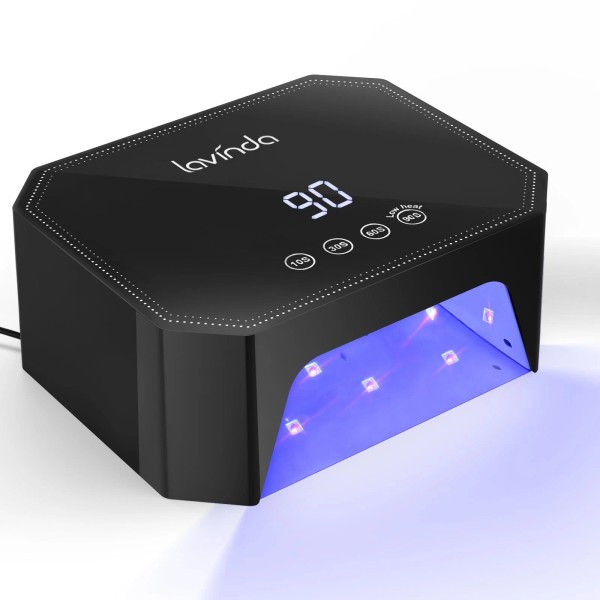 Lavinda 54W UV LED Nail Lamp Plugin Gel Light with