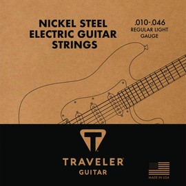 Traveler Guitar Nickel Steel Electric Guitar Strings - Regular Light Gauge 10-46
