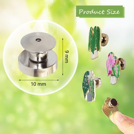 12pcs Locking Magnetic Pin Backs for Enamel Pins Turn Pins Into Refrigerator Magnets Pin Back Magnet Converter Brooch Lapel Pin Back Enamel Pin Display Holder