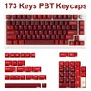 GEKUCAP Jamon Keycaps 173 Keys Double Shot Cherry Profile Keycaps