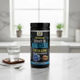 Citrato De Magnesio Con Colágeno En Polvo 500 G Herbomex                                                                                              