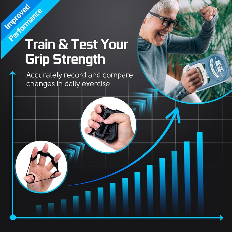 Grip Strength Tester Hand Dynamometer - Electronic Meter Digital Agarre