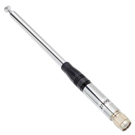TWAYRDIO Telescopic CB Radio Antenna for President Randy FCC Handheld CB Radio, 27MHz 51inches Replacement Retractable Antenna with TNC Connector Compatible with President Randy II and Randy III