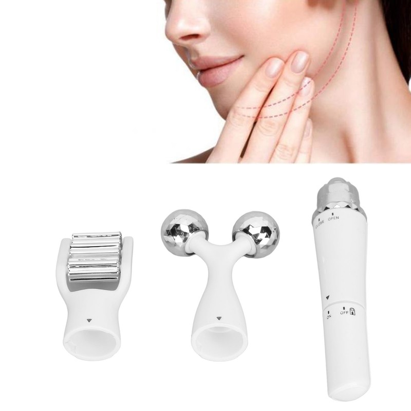 3 in 1 Face Massager Roller V Shaped Skin Tightening