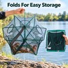 6 Hole Folding Fishing Trap Net 40CM 50CM 60CM –