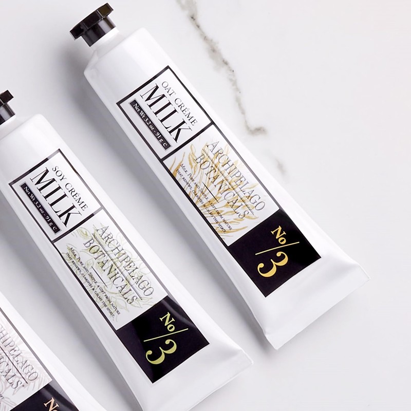 Archipelago Botanicals Oat Milk Hand Crème, Rich and Lightly Scented