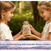 Lavender Bags Empty 10 Pack - Natural Drawstring Sachets for