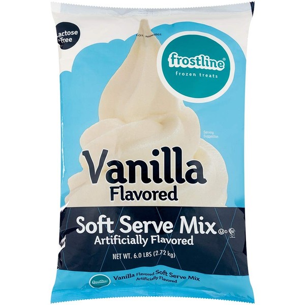 Frostline Vanilla Soft Serve Ice Cream Mix, 6 Pounds