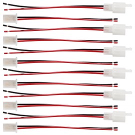 YIXISI 6 Pairs 2.8mm 2 Pin Automotive Electrical Wire Connectors, Male and Female Housing Connector with 140mm 20 AWG Cable, for Motorcycle, Bike, Car, Boats, Nylon