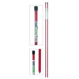 Tour Sticks Red Golf Alignment Sticks Golf, Practice Sticks Golf Training Aid