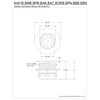 Kingston Brass K451BBB Portland Stainless Steel Bar Sink Basket Strainer,