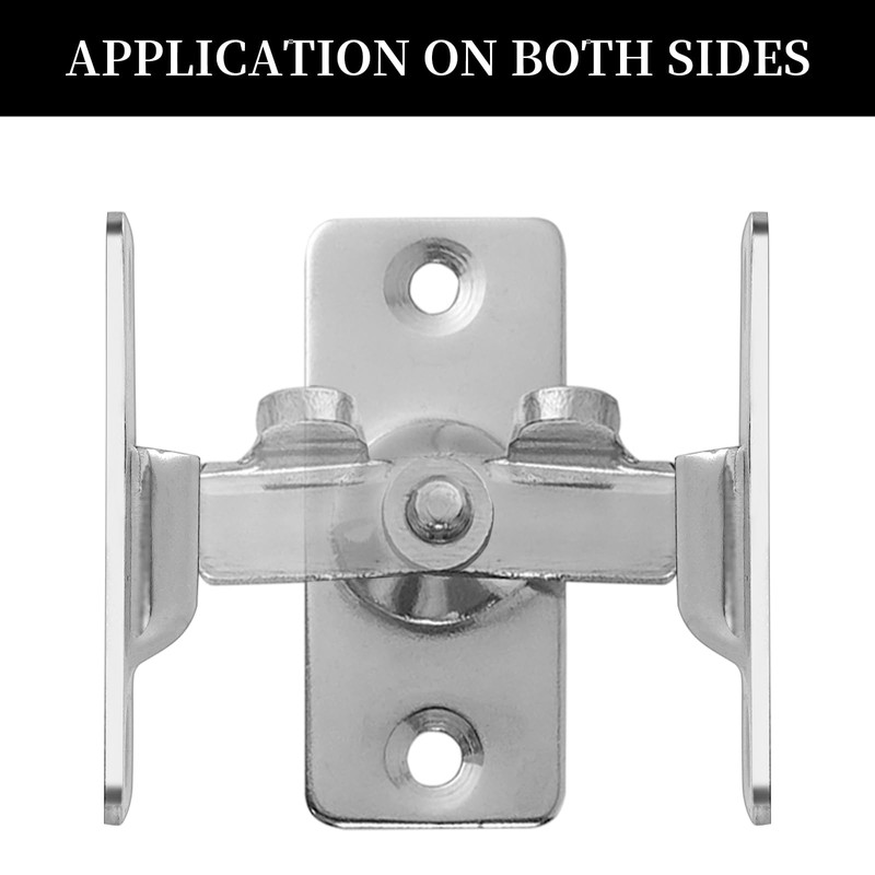 BuxiuGK 90 Degree Right Angle Buckle Hook Lock Bolt Stainless
