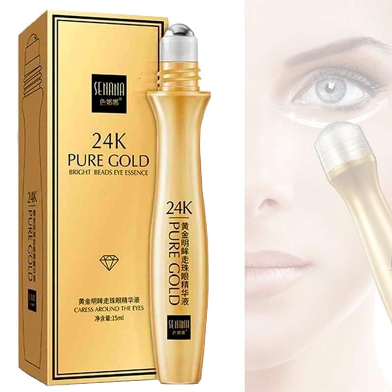 AIVOYÉ - anti-arrugas / anti-bolsas para ojos con Oro 24K,