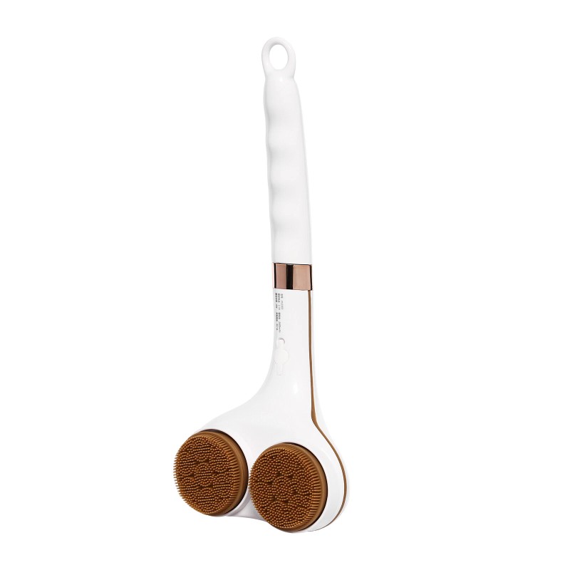Unbranded Double Head Electric Bath Brush Body Shower Brush Long