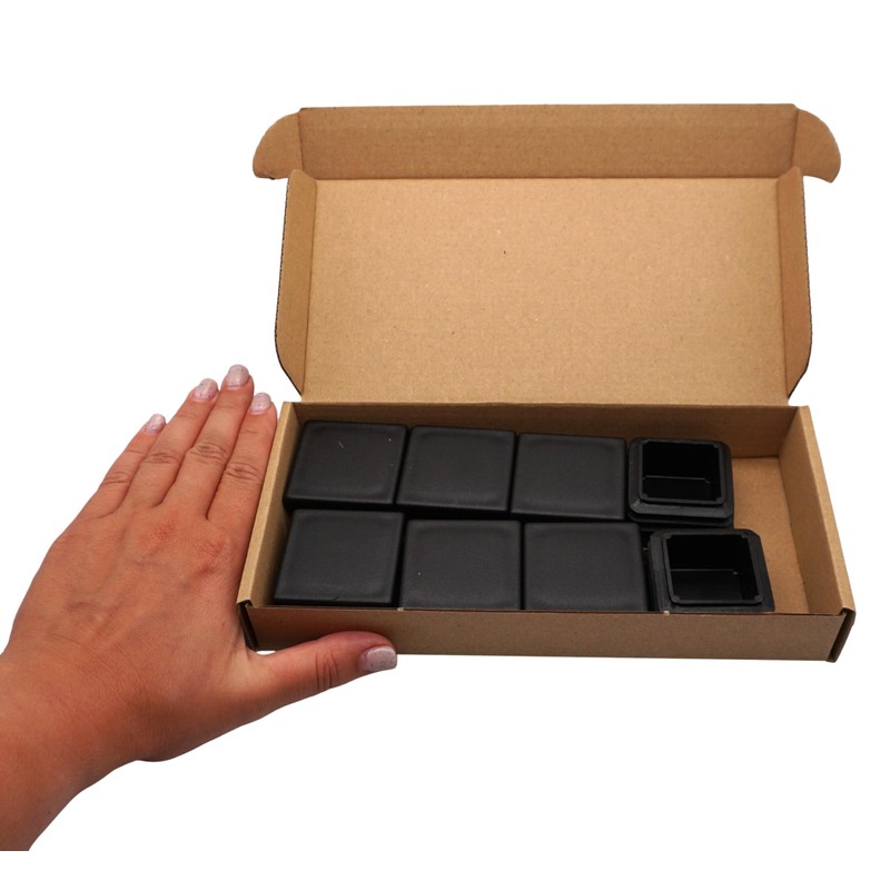SKIR'CO (8 pcs) Square Plastic Plugs 45 x 45 mm,