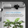 iPower 4 Inch 230 CFM Inline Duct Ventilation Fan Quiet