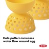 OXO Good Grips 2 Piece Silicone Egg Poaching Set, One