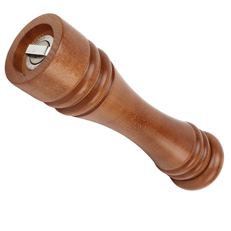 Wooden Pepper Grinder Refillable Rustproof Stainless Steel Core Manual Salt