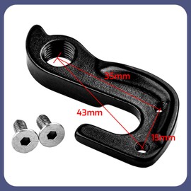 Nevoluxer Rear Derailleur Hanger for Cube Aim SL (#10148), Aluminium Replacement Part for Mountain Bike & Road Bike, Compatible with Rear Derailleurs, Robust & Lightweight (Includes Mounting Screws)