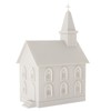 HO Scale Model Blank Church Kit Unassembled House for Model