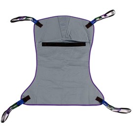 Patient Aid Full Body Solid Fabric Patient Lift Sling, Size Extra Large, 600lb Weight Capacity