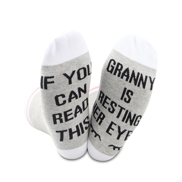 Granny Gift Granny Socks for Grandma If You Can Read
