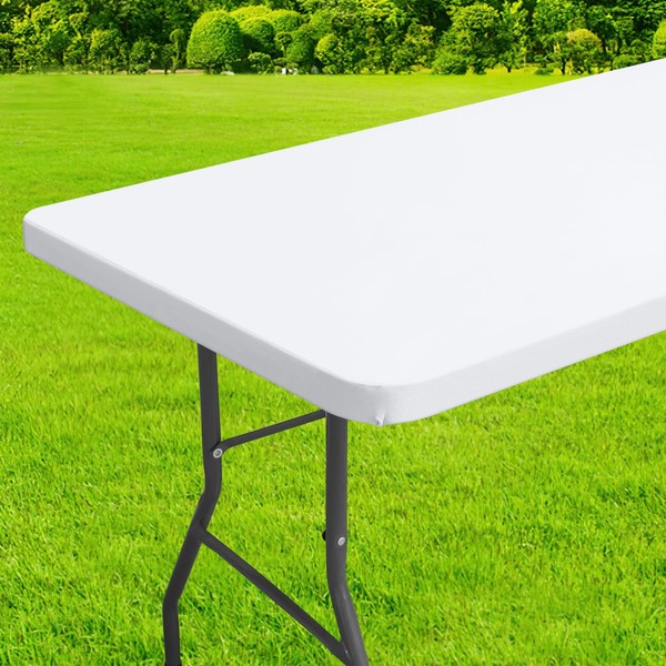 homing Rectangle Table Cloth Cover, Waterproof Polyester Elastic Fitted Tablecloth,