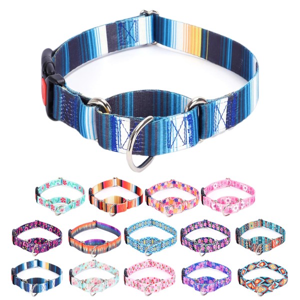 Moonpet Martingale Collar for Dogs Adjustable Soft Durable Dog Collar