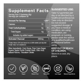 Gumi Gomitas Carbón Activado Detox 60 Unidades