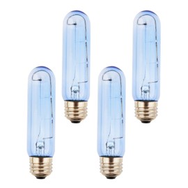 ULXIOM 4 Pack 7006999 Lamp Blue Glass Bulb Light Replacement Fit for Sub-Zero Refrigerator Subzero Freezer, E26 40W, Replace 3030040
