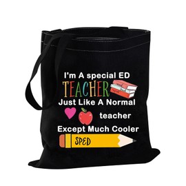 JYTAPP Special Education Teacher Gifts Autism Teacher Tote Bag Autistic Gift for Autism Awareness Educator SPED Teacher