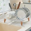 DoubleWinT Dish Rack, Dish Drying Rack for Kitchen Counter, Dish