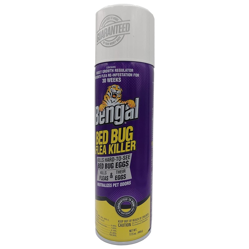 Bengal Bed Bug and Flea Killer Aerosol Spray with Insect