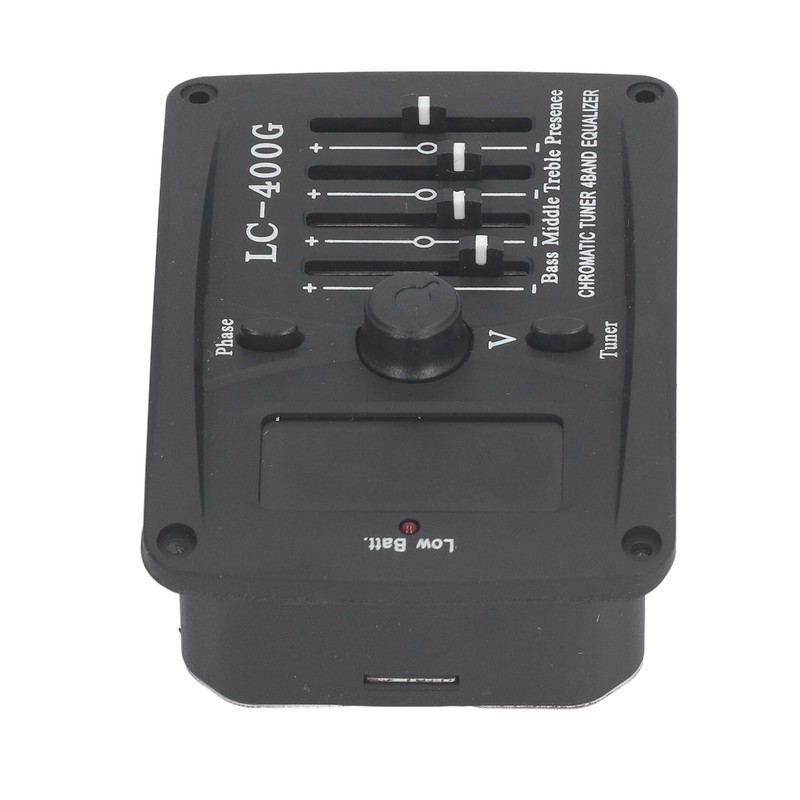 Acoustic Guitar 4 Band Equalizer EQ Preamps Piezo Pickup Chromatic