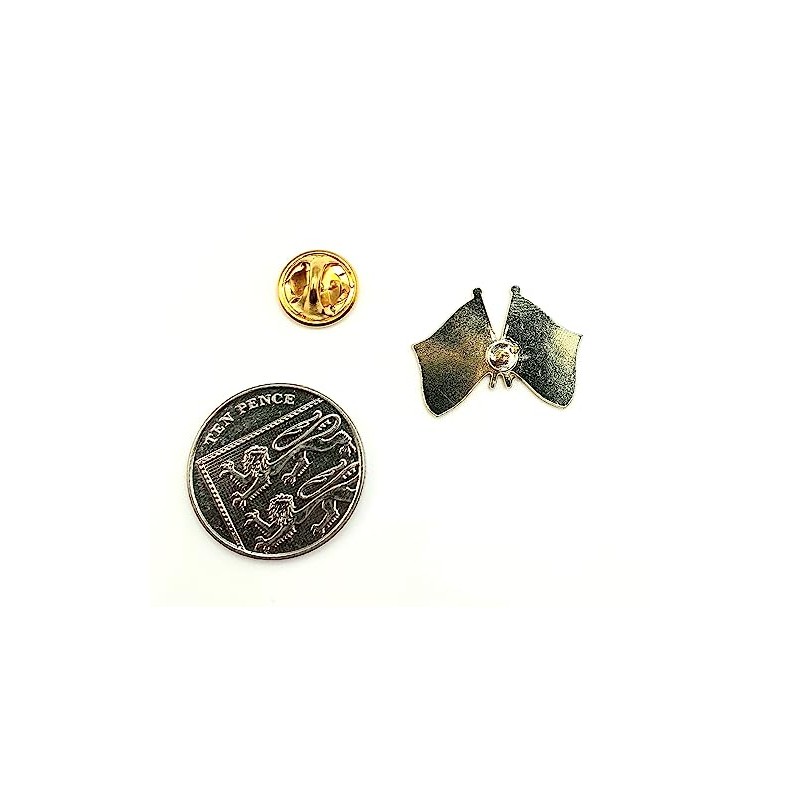 Spain Canada Flag Pin Badge Metal EU Europe Metal Lapel
