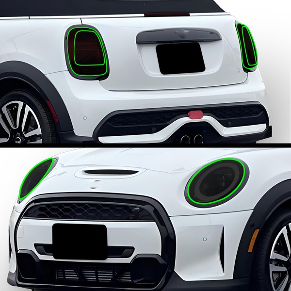 BOGAR TECH DESIGNS Full Headlight Taillight Tint Kit Compatible with