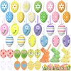 Cheloveer Easter Eggs for Hanging Outdoors, 39 Pieces Easter Eggs