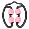 Ipetboom 1PC Pink Fitness Roller Multi Purpose Massage Stick for