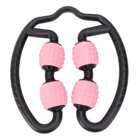Ipetboom 1PC Pink Fitness Roller Multi Purpose Massage Stick for Relaxation for Yoga Home Use Enhances Gentle Comfortable Design for Men and Women