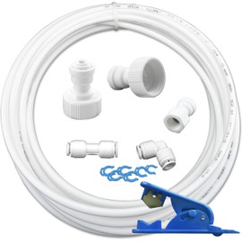 FILTROTECH 10 m Water Inlet Pipe Connection Set for Fridge Water Filter Hose 1/4 Inch