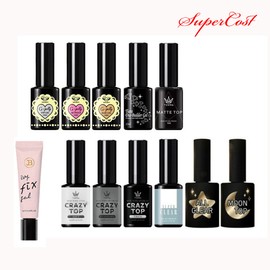 Nail Art Gracia Jinbee Basic Gel Collection 1 Bottle Tube 12 Types, (Bottle) Crazy Top Gel-Soft