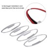 4 pcs Car Chromium Electroplating Door Handle Cup Bowls Cover