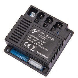 jiaruixin JR1958RX-2S 12V Kids Powered Ride on car 2.4G Bluetooth Remote Control and Receiver Kit Controller Control Box Accessories for Children Electric Ride On Car Replacement Parts