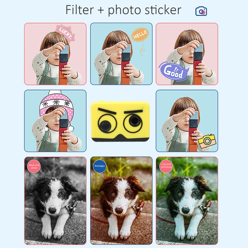 Children Small Digital Camera 20M High Definition Cartoon AntiDrop Camcorder