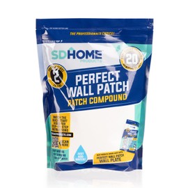 Drywall Repair Compound by SD Home, Fast-Drying Spackle Filler for Holes, Cracks & Wall Damage, Mix-As-Needed Dry Compound Putty, 2 lb. Resealable Bag, Perfect Drywall Hole Patch Solution
