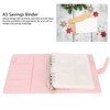 100 Envelopes Challenge Binder Waterproof A5 Money Saving Budget Binder
