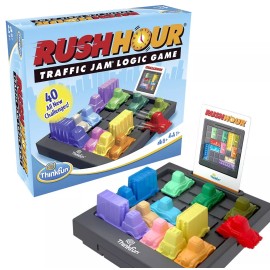 ThinkFun Rush Hour Traffic Jam Brain Game and STEM Toy for Boys and Girls Age...