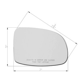 APA Replacement Mirror Glass Non-Heated with Adhesive Pads for 1995-2003 Ford WINDSTAR Van Passenger Right Side F58Z17K707C